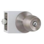 Defiant Brandywine Stainless Steel Keyed Entry Door Knob (32T8600B)