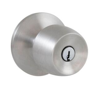 Defiant Brandywine Stainless Steel Keyed Entry Door Knob (32T8600B)