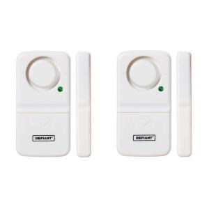 Defiant Wireless Home Security Door/Window Alarm - 2 Pack