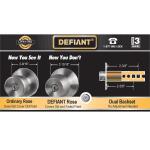 Defiant Brandywine Stainless Steel Bed/Bath Door Knob (32T8610B)