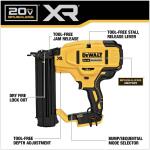 DEWALT 20V MAX XR Lithium-Ion Electric Cordless 18-Gauge Brad Nailer (Tool Only) (DCN680B)