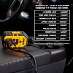 DEWALT 140-Watt Portable Car Power Inverter with Dual USB Ports (DXAEPI140)