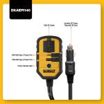 DEWALT140-Watt Portable Car Power Inverter with Dual USB Ports (DXAEPI140)