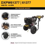 DEWALT Cold Water Pressure Washer: 4400 PSI, 4.0 GPM