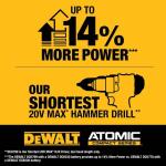 Dewalt ATOMIC 20-Volt Lithium-Ion Cordless 1/2 in. Compact Hammer Drill Kit