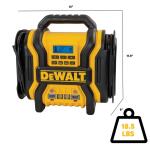 DEWALT Portable Power 2000 Peak Amp Jump Starter w/Digital Compressor (DXAEPS14)