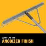 DEWALT Aluminum Landscape Rake, 66 in. (DXLHA2618)