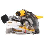 DEWALT 15 Amp Corded 12 Inch Double Bevel Sliding Compound Miter Saw with XPS Technology, Blade Wrench, and Material Clamp