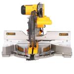 DEWALT 15 Amp Corded 12 Inch Double Bevel Sliding Compound Miter Saw with XPS Technology, Blade Wrench, and Material Clamp