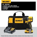 Dewalt 20-Volt Lithium-Ion Cordless Compact 1/2 in. Drill/Driver Kit by ATOMIC