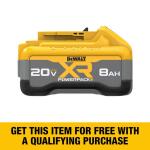 DEWALT 20-Volt MAX XR Lithium-Ion 8.0 Ah Battery Pack (DCB2108)