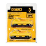 DEWALT20V 3.0Ah MAX Compact Lithium-Ion Battery Pack (2 Pack)