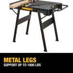 DEWALT33 in. H Plastic Folding Portable Sawhorse Workbench (DWST11556)