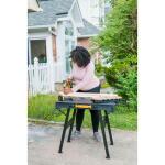 DEWALT33 in. H Plastic Folding Portable Sawhorse Workbench (DWST11556)