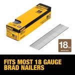 DEWALT 1 in. x 18-Gauge Brad Nails (2500 per Pack) (DBN18100-2)