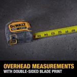 DEWALT Tape Measure 25 ft. with Rechargeable LED Light