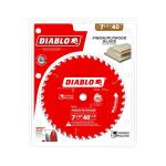 DIABLO 7-1/4in. x 40-Tooth Finish Circular Saw Blade for Wood (D0740R)