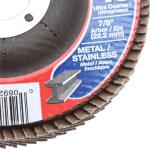 DIABLO 4-1/2 in. 40-Grit Steel Demon Grinding and Polishing Flap Disc with Type 29 Conical Design (DCX045040N01F)