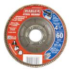 DIABLO 4-1/2 in. 60-Grit Steel Demon Grinding and Polishing Flap Disc with Type 29 Conical Design (DCX045060N01F)