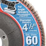 DIABLO4-1/2 in. 60-Grit Steel Demon Grinding and Polishing Flap Disc with Type 29 Conical Design (DCX045060N01F)