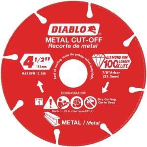 DIABLO Diamond Wheel for Metal Cutting 4.5 in.