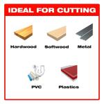 DIABLODemo Demon 3-1/2 in. Universal Fit Bi-Metal Oscillating Tool Blade for General Purpose Cuts