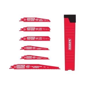 DIABLO(6-Piece) Bi-Metal Reciprocating Saw Blade Set 