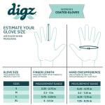 Digz Women's Large Nitrile Glove (3-Pack) (73837-024)