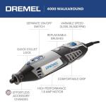 Dremel 4000 Variable 1.6-Amp Multipurpose Corded Rotary Tool Set