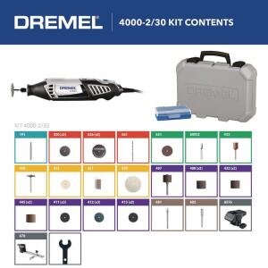 Dremel 4000 Variable 1.6-Amp Multipurpose Corded Rotary Tool Set