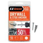 E-Z AncorStud Solver 50 lbs. Drywall and Stud Anchors (50-Pack) (25316)