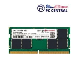 Transcend JetRam 32GB DDR5 Unbuffered SO-DIMM RAM Module (1 x 32GB)