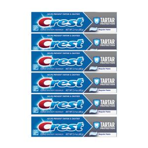 Crest Toothpaste 2.4oz Tartar Regular Paste - 6pk