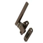 Prime-Line Bronze Right-Handed Casement Locking Handle with Offset Base