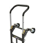 Gorilla800 lbs. Capacity Convertible Steel Hand Truck, Wide Dual Mode Adjustable Height Handle, Simple/Safe Flatbed Conversion (GH2-8)