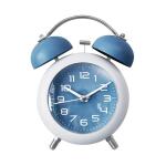 F18 Mini Stylish Double Bell Alarm Clock, Silent Motion