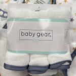 Baby Gear 6 Piece of Baby Gear 3 Hooded Towels 3 Washcloths Blue