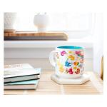 Care Bears "Care-A-Lot" Allover Icons Ceramic Coffee Mug | Coffee Cup For Cocoa, Tea, Beverages | Holds 13 Ounces