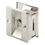 Prime-Line Satin Nickel Pocket Door Privacy Latch