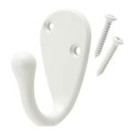 Everbilt Single Robe Hook White