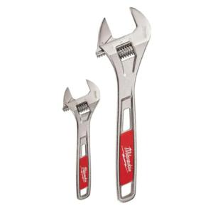 Milwaukee 6" /10" Adjustable Wrench 2pk