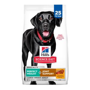 Hill's Science Diet Perfect Weight & Joint Support Large Breed Adult Dry Dog Food - Chicken & Rice 25lb