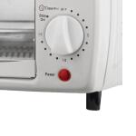 Brentwood Stainless Steel 4-Slice Grille Pain Toaster Oven White