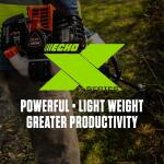 ECHOX Series SRM-2620U 25.4 cc Gas 2-Stroke String Brushcutter/Trimmer