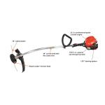 ECHOGT-225 21.2 cc Gas 2-Stroke Curved Shaft String Trimmer with Rapid-Loader Trimmer Head