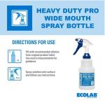 ECOLAB 32 oz. Pro Heavy-Duty Wide Mouth Spray Bottle (53005755)