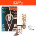 EcoSmart 60-Watt Equivalent Smart A19 Clear Color Changing CEC LED Light Bulb with Voice Control (1-Bulb)