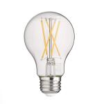 EcoSmart60-Watt Equivalent A19 Dimmable CEC Dusk to Dawn Clear Glass Filament LED Light Bulb Soft White (11CFA1960WDTD01)