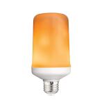 EcoSmart3-Watt Equivalent T60 Cylinder Flame Effect Design E26 Medium Base LED Light Bulb Amber 1-Pack (C/FLAME2/LED/ESM)