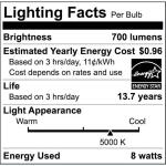 EcoSmart65-Watt Equivalent BR30 Dimmable LED Light Bulb Daylight (6-Pack) (A20BR3065WESD56)